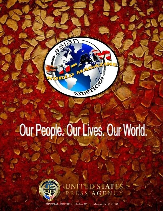Fil-Am World Magazine print cover representing publishing and newsletter services